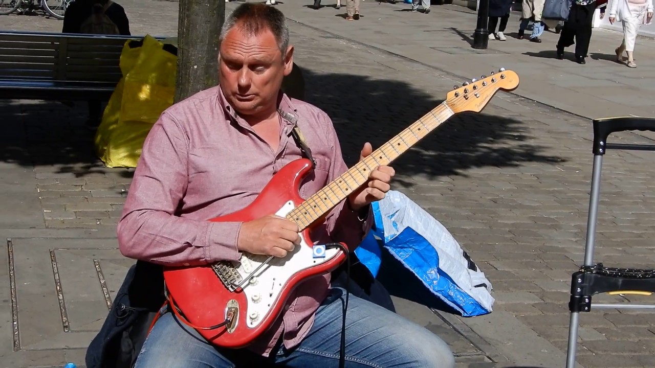 zeppelinism     MANCHESTERS  MAIN GUITARIST...BUSKING 2018