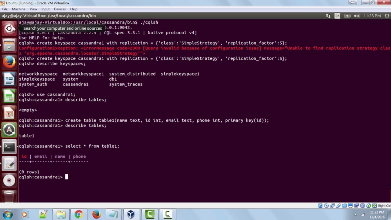 Different Cassandra Query