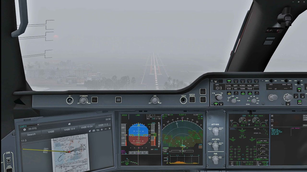 Flightfactor A350 Lufthansa | Hazy Landing Mumbai (Bombay)/VABB  | XP 12 | SayIntentions