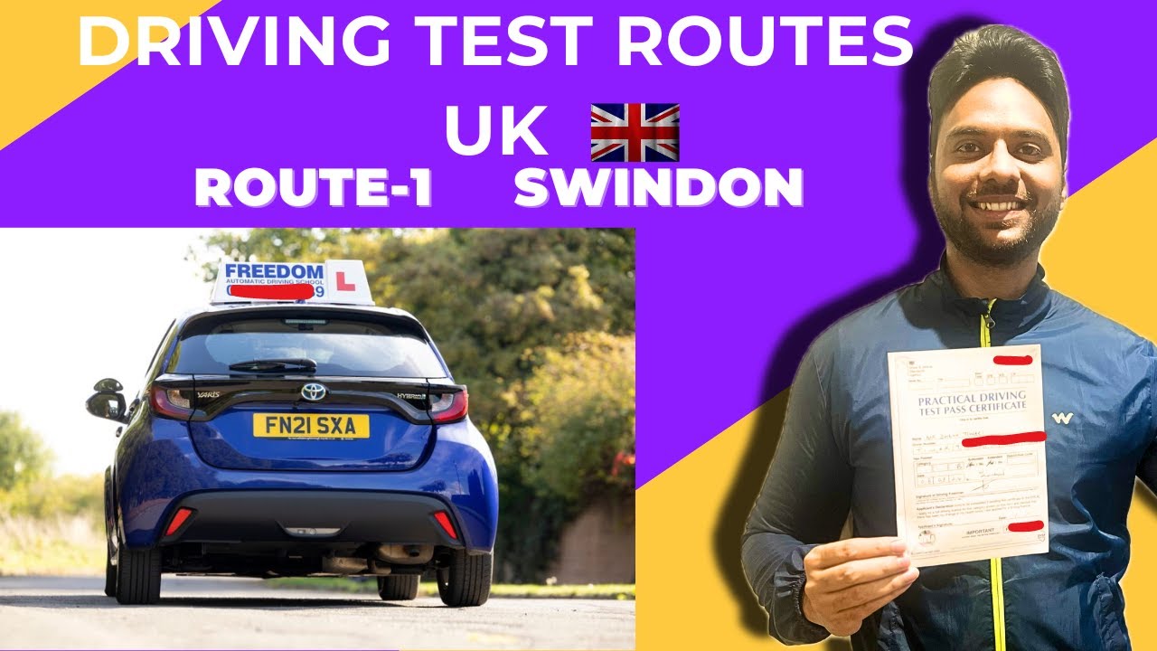 Swindon Test Routes | Driving Test Routes UK | Route -1 | Practice Your Test with Confidence 🚗