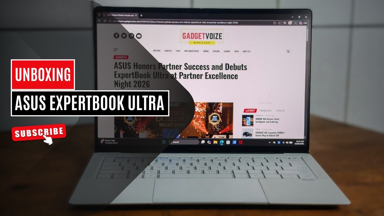 Распаковка ноутбука Asus ExpertBook Ultra B9406CAA