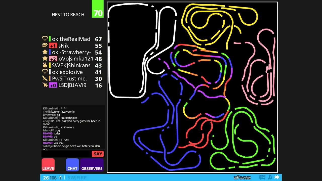 Curve Fever 2 | September FFA tournament 2013