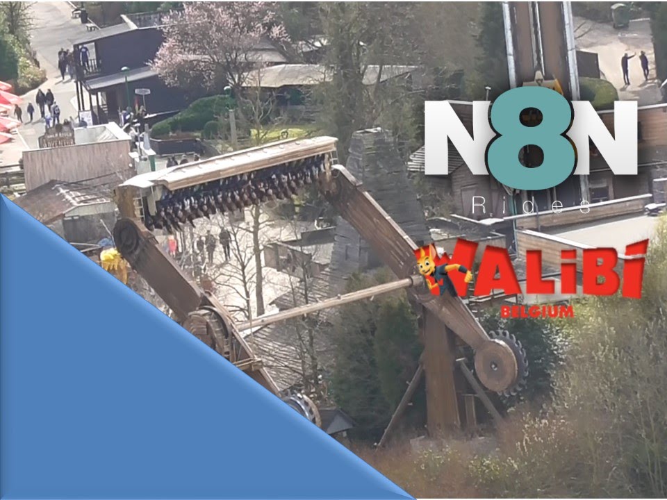 Walibi Belgium Buzzsaw offride 2016