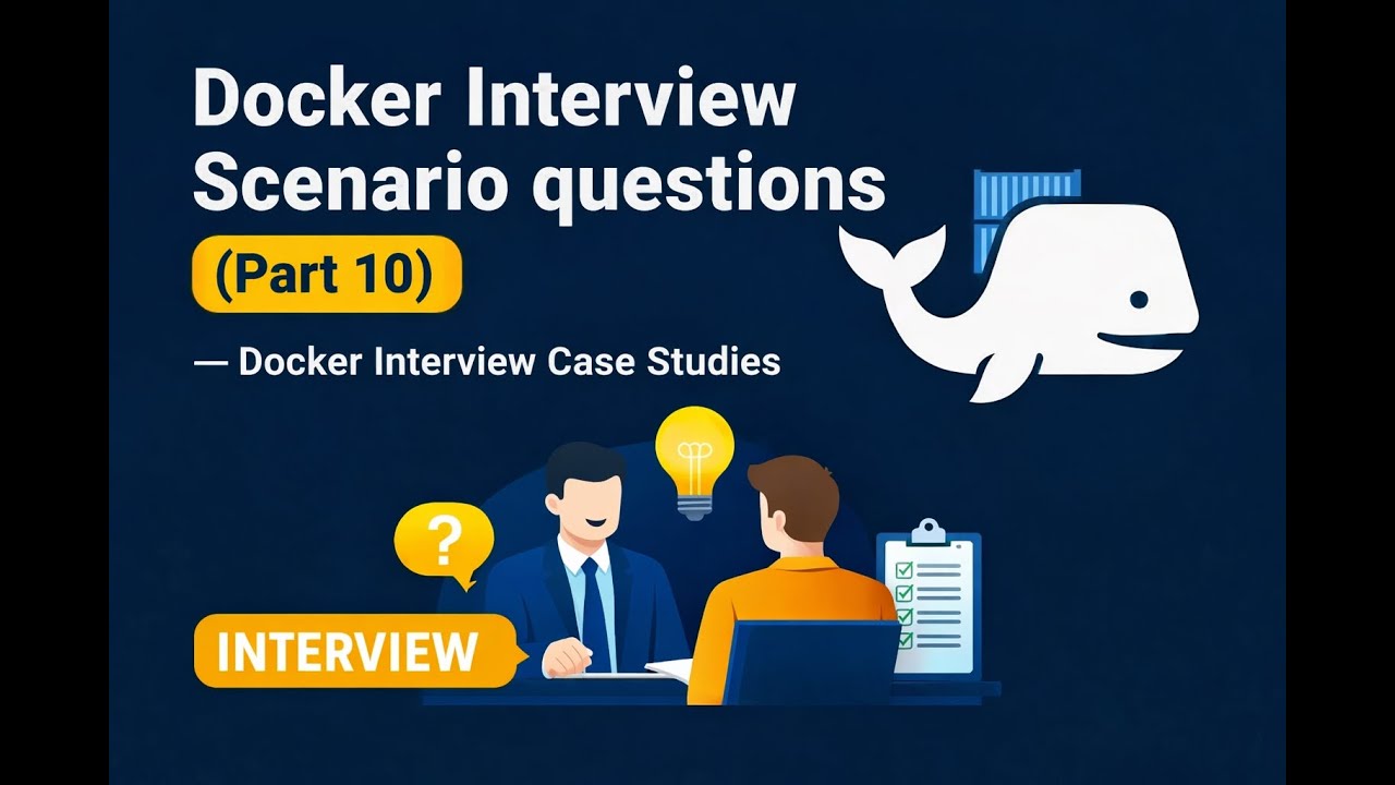 Docker Interview Scenario questions (Part 10) –Docker Interview Case Studies