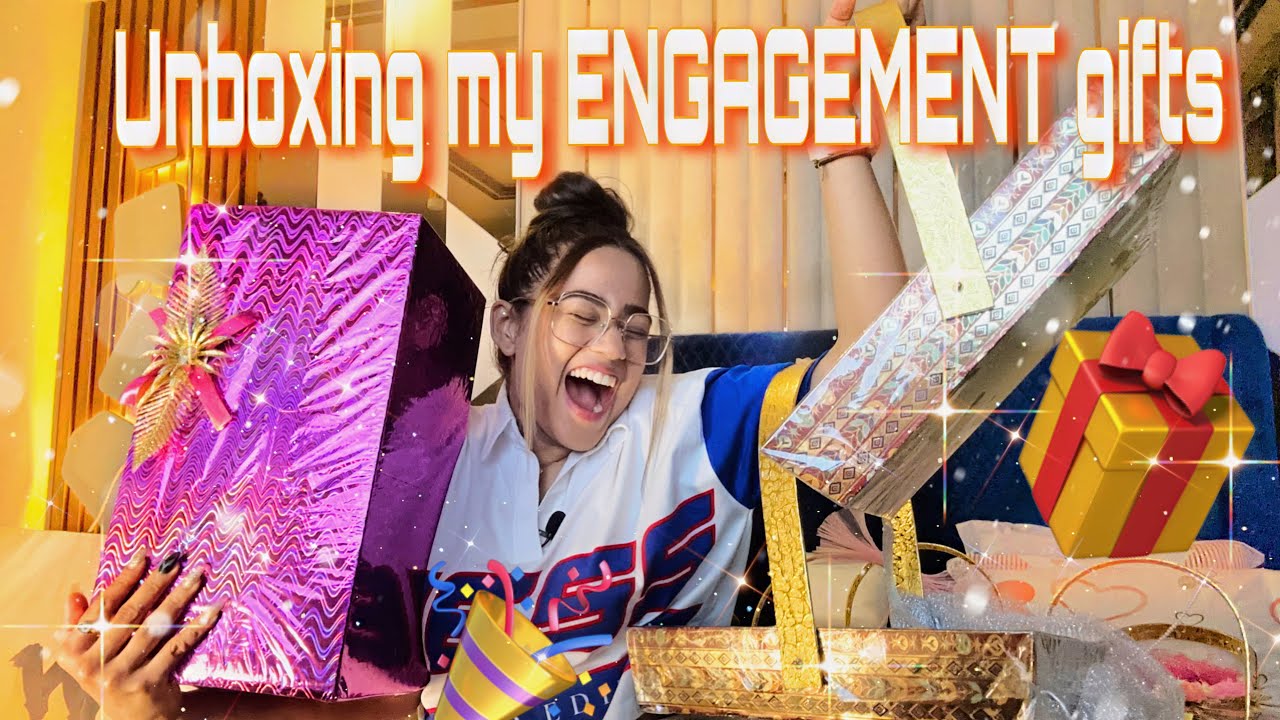 UNBOXING MY ENGAGEMENT GIFTS🎁 ​⁠@shriyajainvlogs