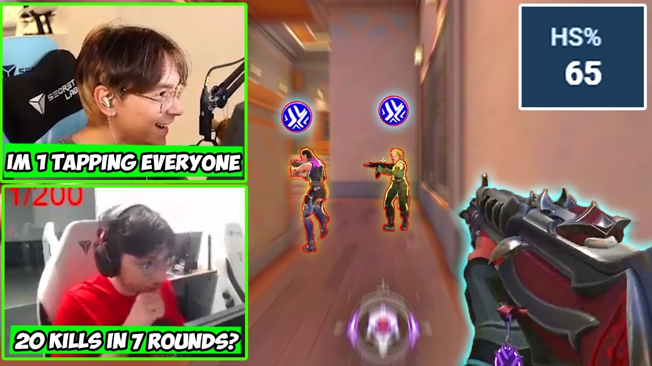 TenZ started 1 TAPPING everyone like it's Aim Labs w/ his NEW HAIRCUT BUFF...