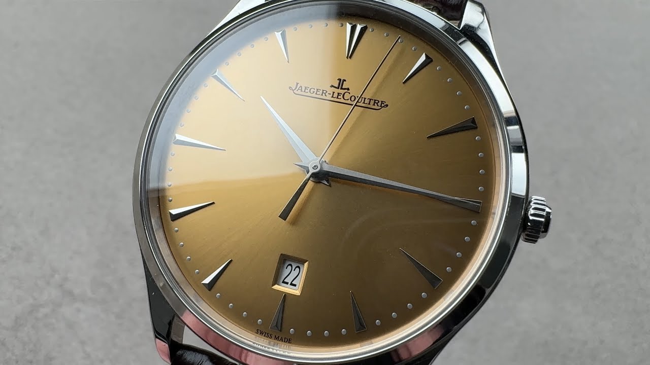 Jaeger-LeCoultre Master Ultra Thin Date Champagne Dial Q1288430 Jaeger-LeCoultre Watch Review
