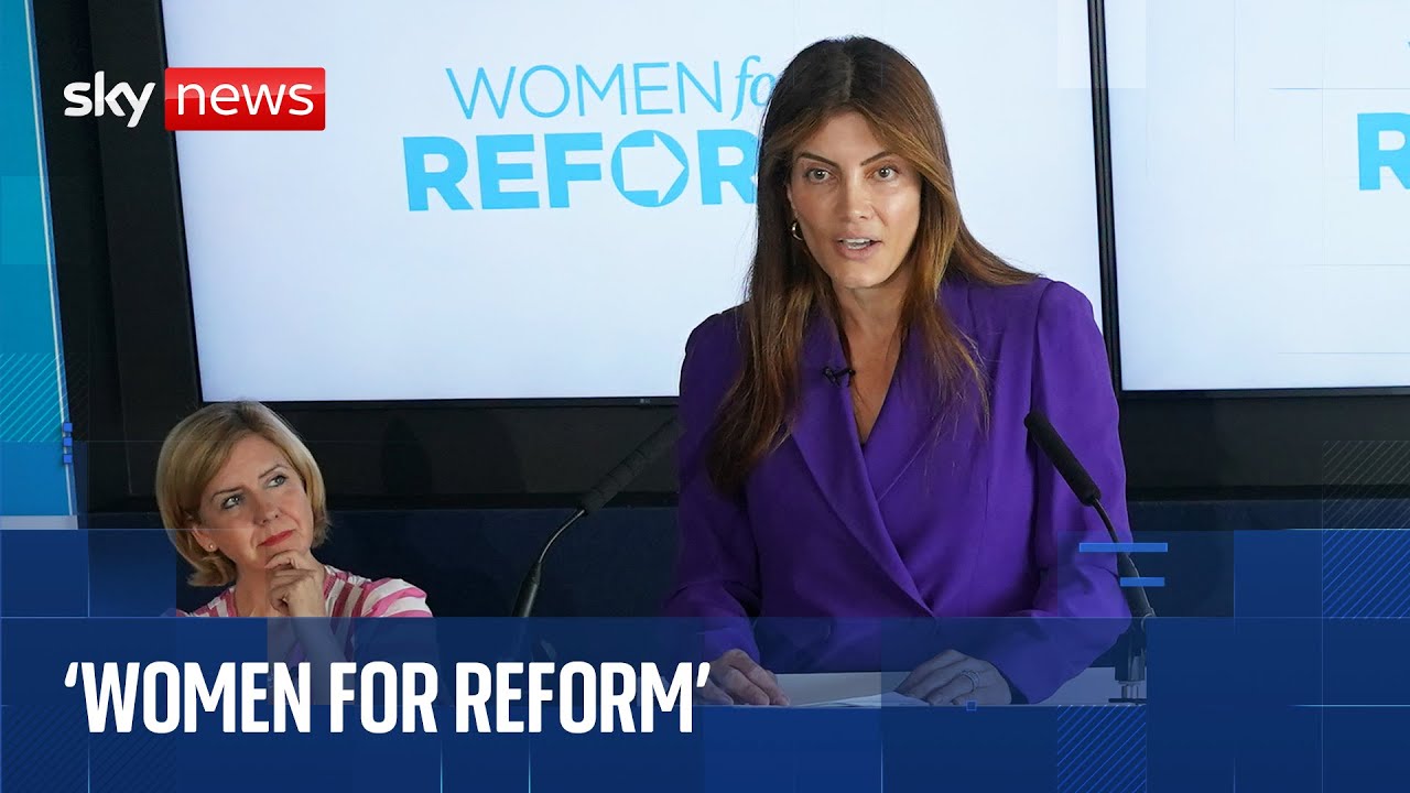 Reform UK news conference on women's safety