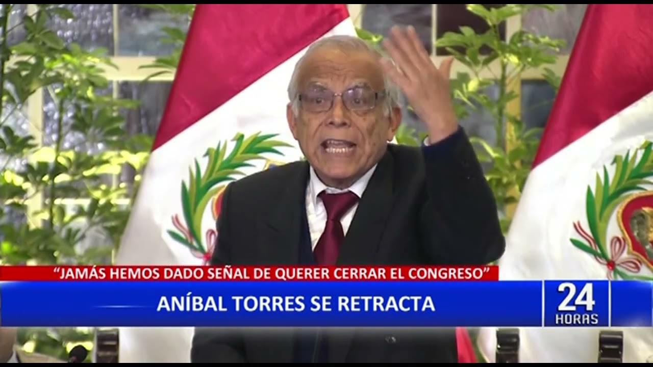 Premier Aníbal Torres: Jamás hemos dado la más mínima señal de querer cerrar el Congreso