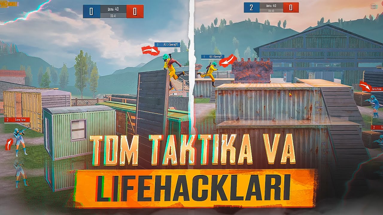 🔥TDM TAKTIKA VA LIFEHACKLARI|😱PRO O'YINCHI BO'LISH SIRLARI