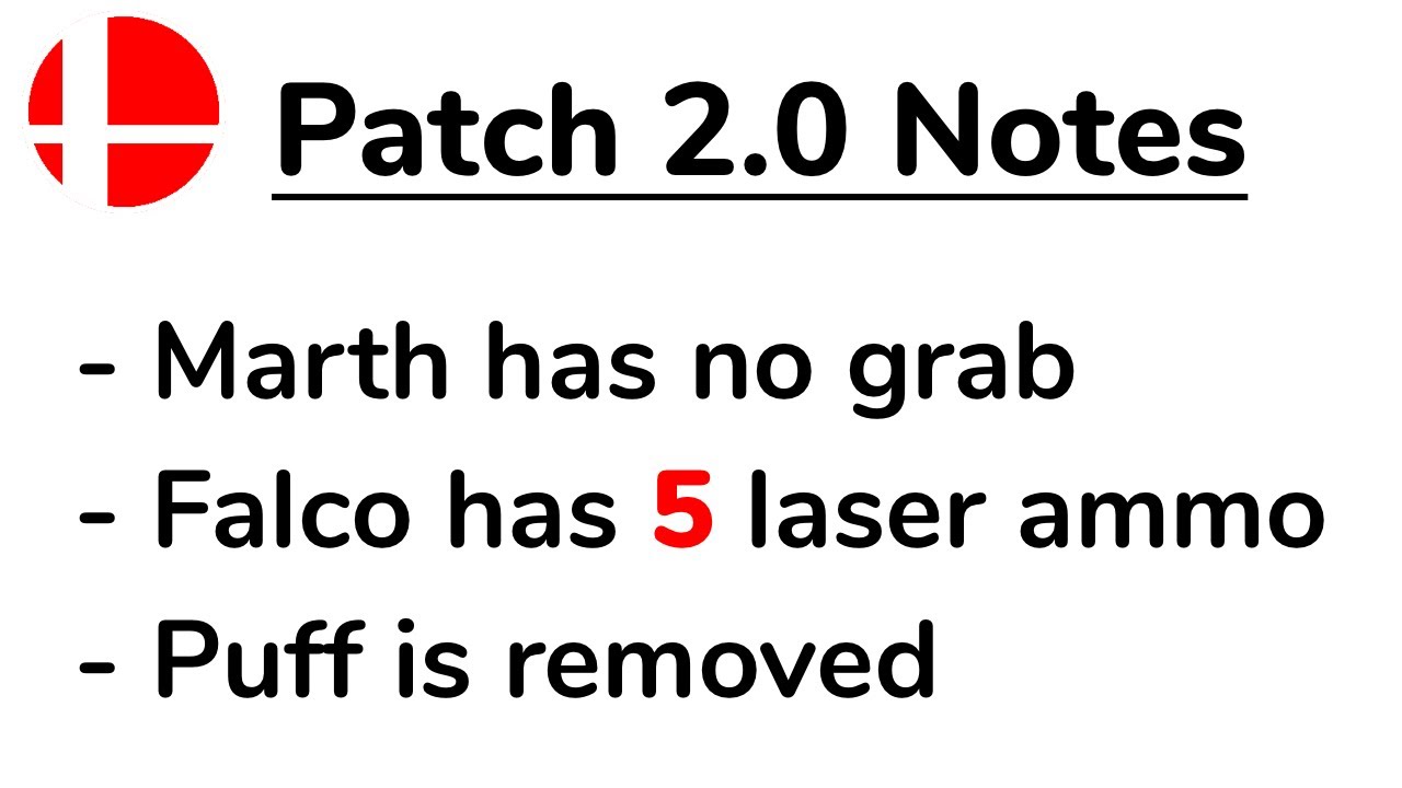 The Patch Notes That Would Save Melee