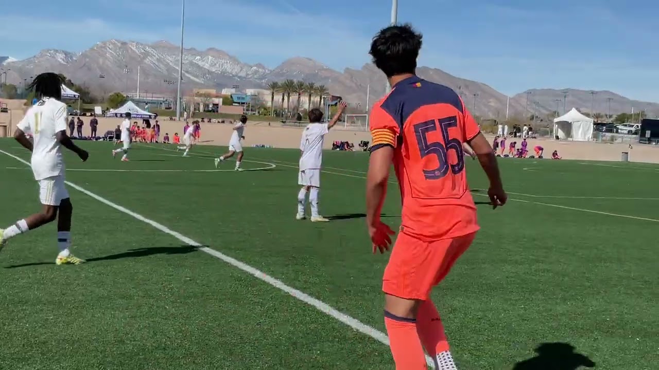 Downtown Las Vegas Soccer Club vs Barca Residency Academy Arizona Second Half 2-1 February 22-2026
