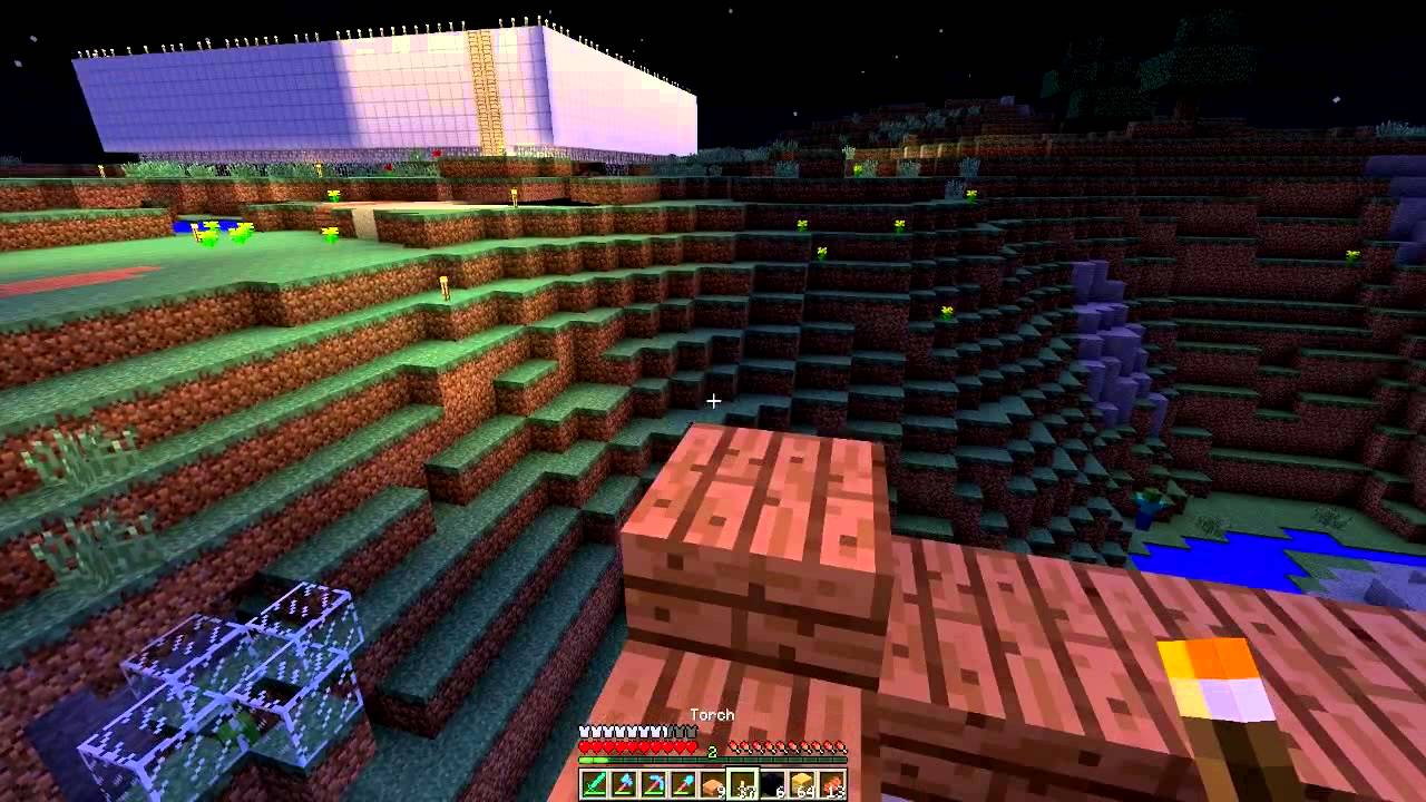 Minecraft: Modded Dinosaur Survival Let's Play w/Mitch! Ep. 15 - Nether Portal Build!