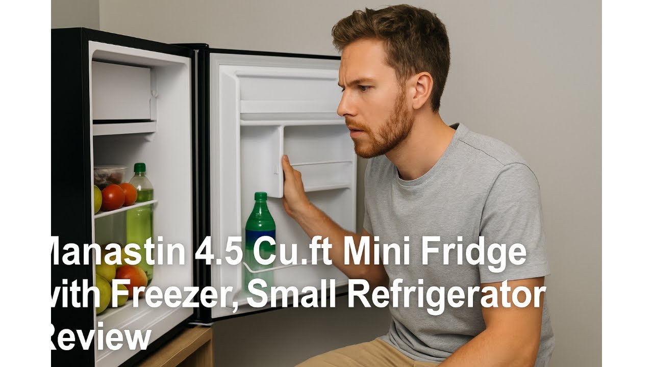 ❄️ Manastin 4.5 Cu.ft Mini Fridge with Freezer, Small Refrigerator Review ❄️