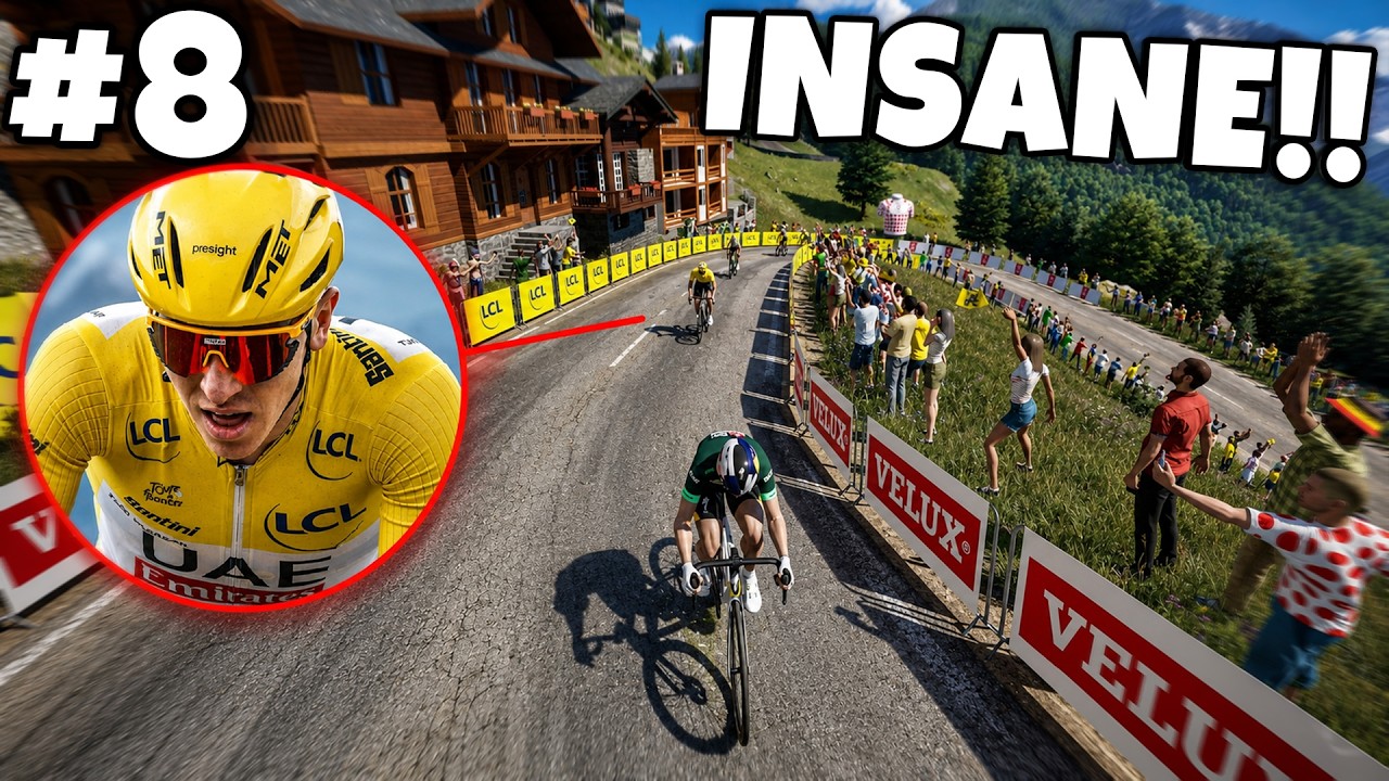 NAJBARDZIEJ SZALONY etap, w jakim kiedykolwiek grałem?? #8 (Gra Tour De France 2026 na PS5)