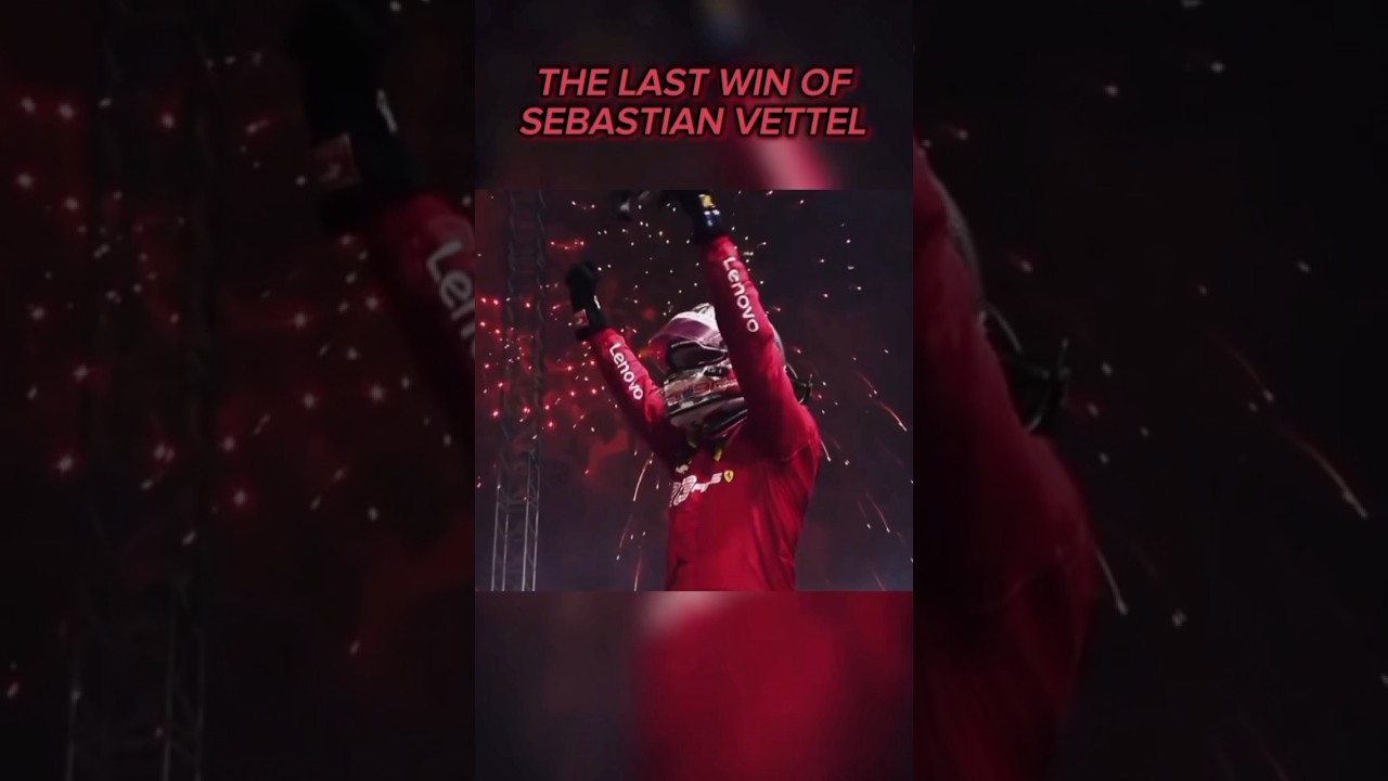 Sebastian Vettel&rsquo;s FINAL WIN in F1 ❤️ | Singapore GP 2019 #shorts #f1shorts