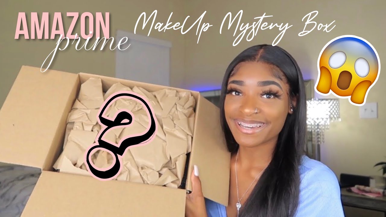Unboxing $59 Amazon Makeup Mystery Box 😱 | Eva Williams