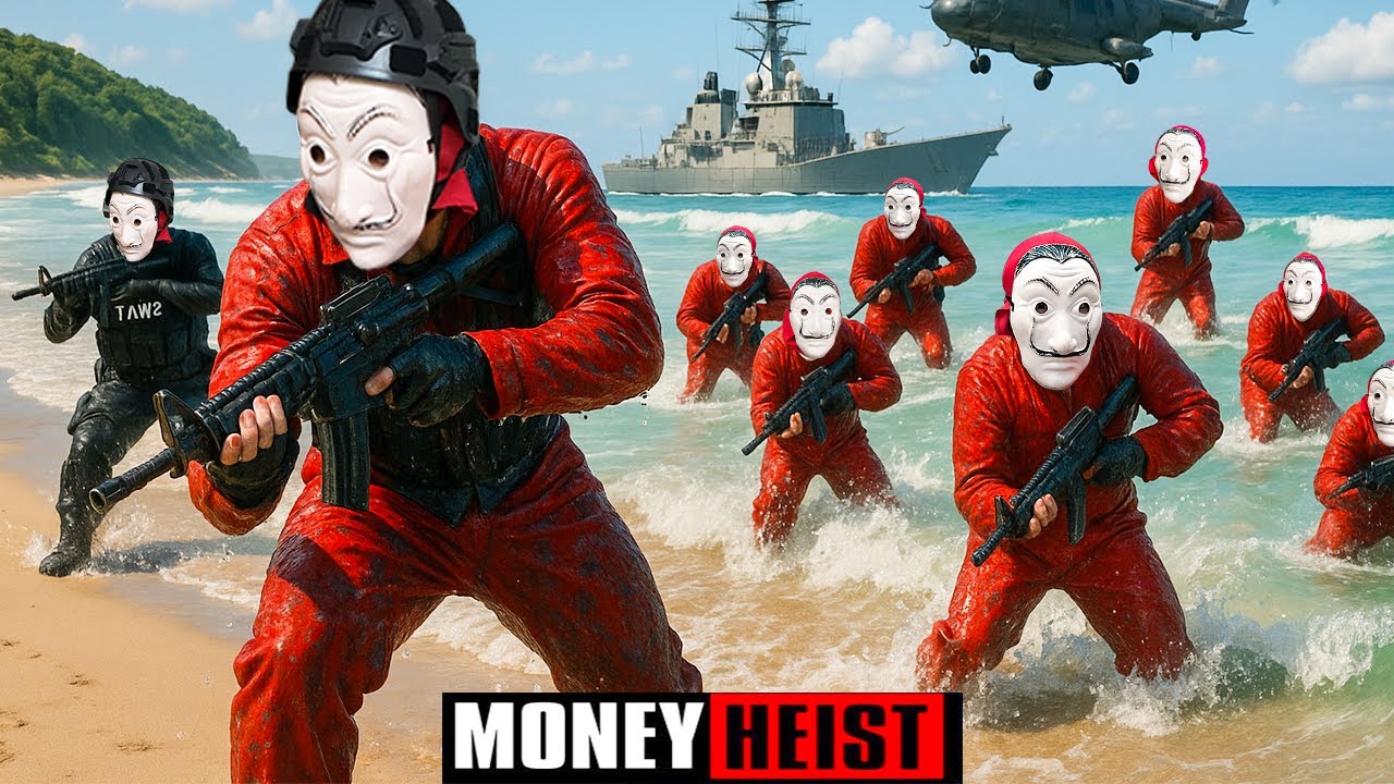 PARKOUR VS MONEY HEIST! 6 | BAD GUYS: No ESCAPE, Marine Force Closing In (BELLA CIAO) Epic POV