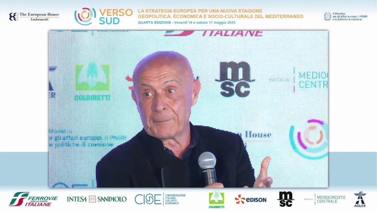 Il Presidente di Fondazione Med-Or Marco Minniti al Forum Verso Sud 2025