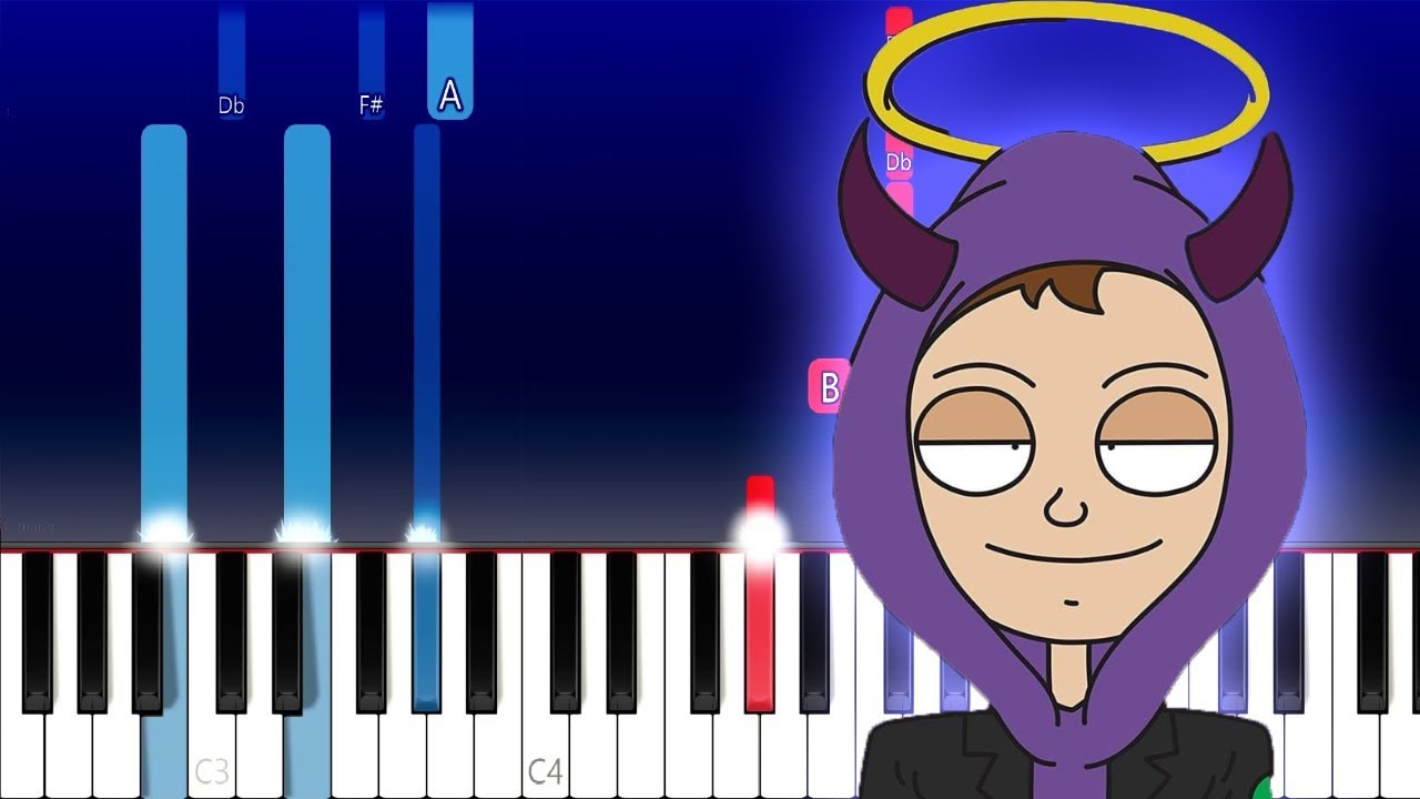 tha Supreme - blun7 a swishland (Piano Tutorial)