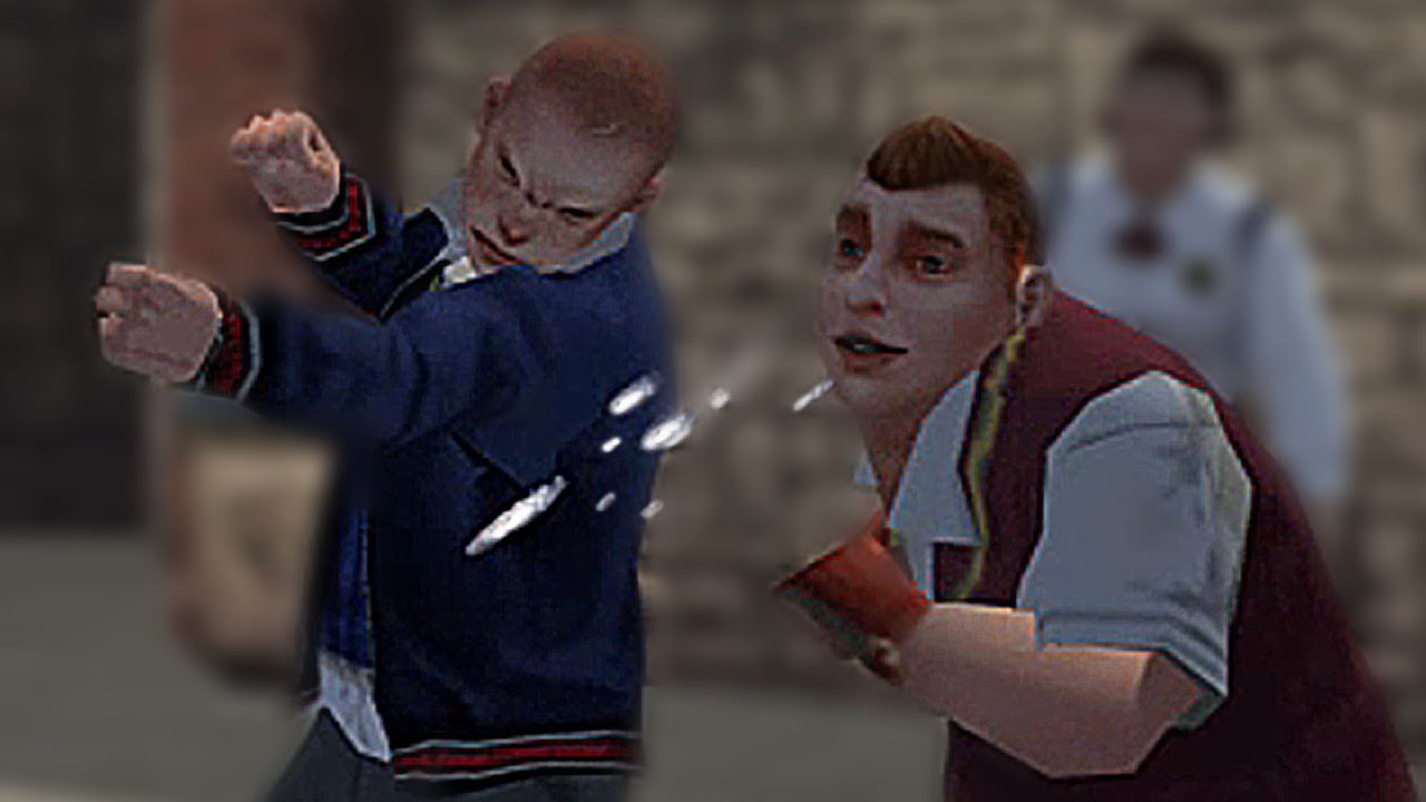 Bully PS2 - Combat Remake Mod (эффект плевка, контекстно-зависимые комбо, улучшенный ИИ)