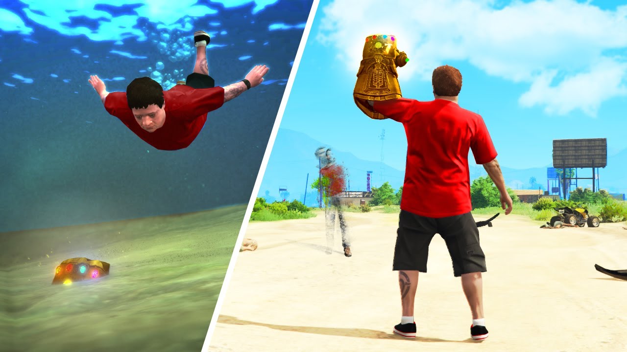 GTA 5 - FINDING the INFINITY GAUNTLET!