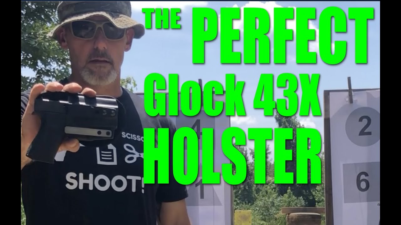 Идеальная кобура Glock 43X IWB для скрытого ношения (также Glock 43X MOS).
