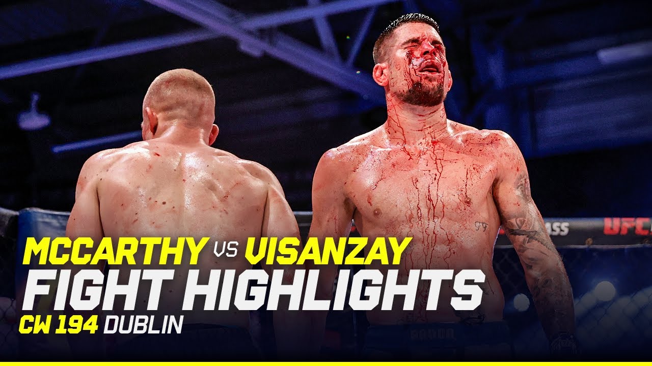 THE HOTSTEPPER RETURNS 🕺 | Conor McCarthy vs. Diego Visanzay | CW 194 Dublin FIGHT HIGHLIGHTS