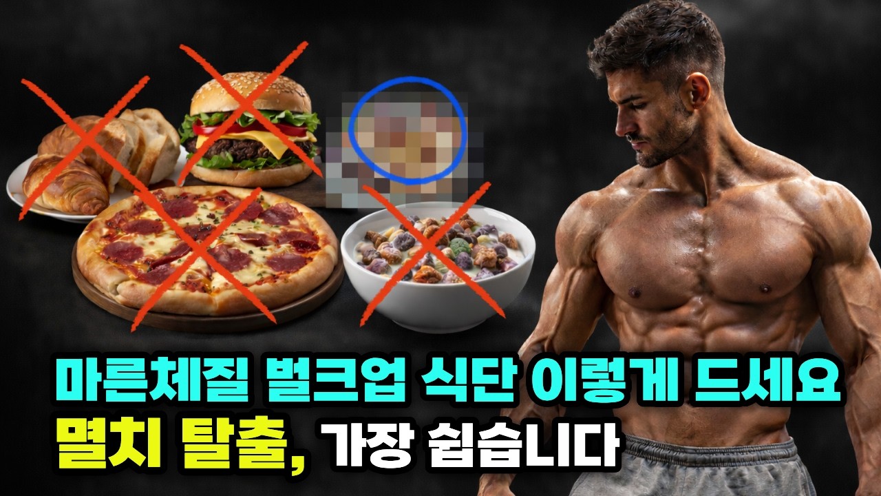 마른체질도 몸 커지는 현실적인 벌크업 식단+(벌크업 꿀팁 4가지)