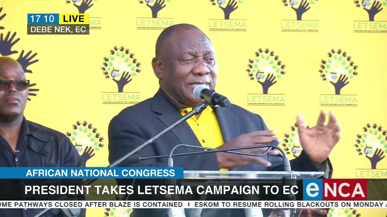 President takes Letsema campaign to EC