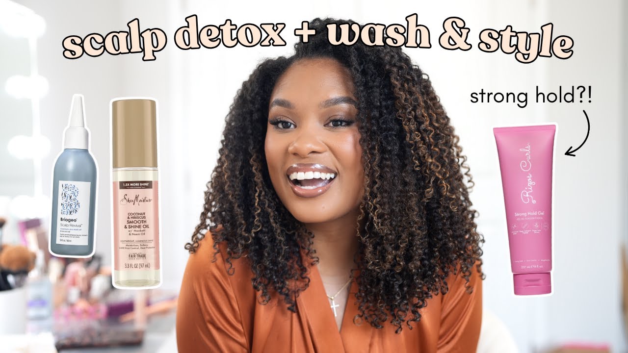 mini twists takedown + wash n go with NEW rizos strong hold gel