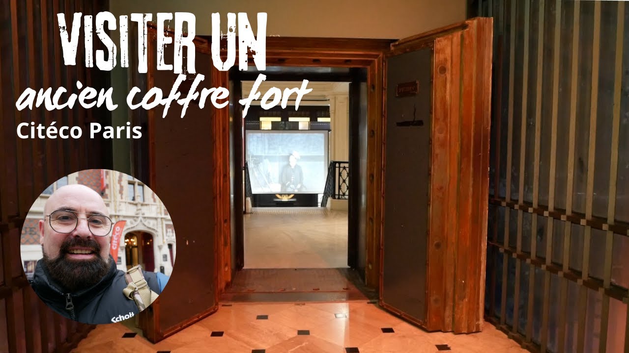 Visite d'un coffre fort d'une ancienne banque de France. Cit&eacute;co Paris