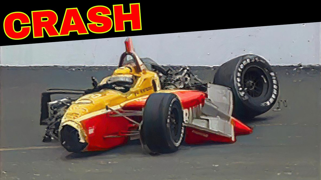 Scott Pruett Crashes Hard (1997 CART Gateway)