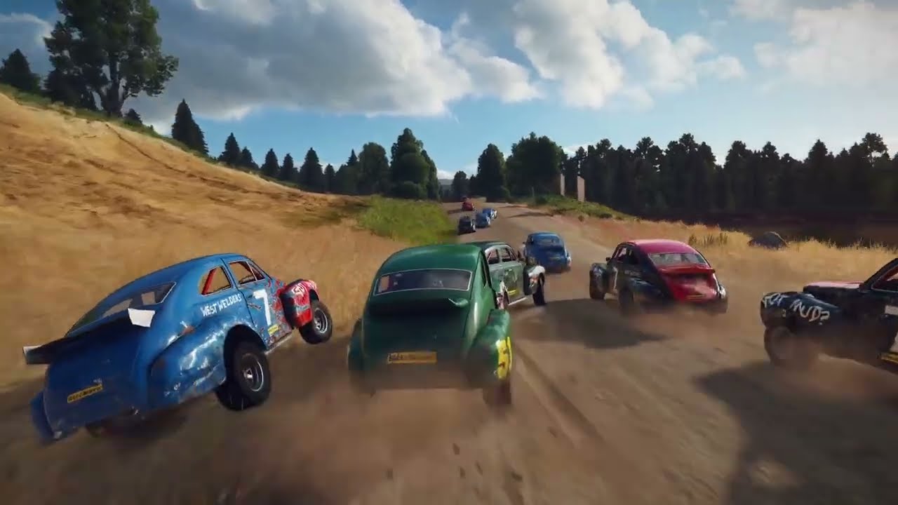 WRECKFEST | EXTREME HILL RACE DEVASTATING | BANGER RACING