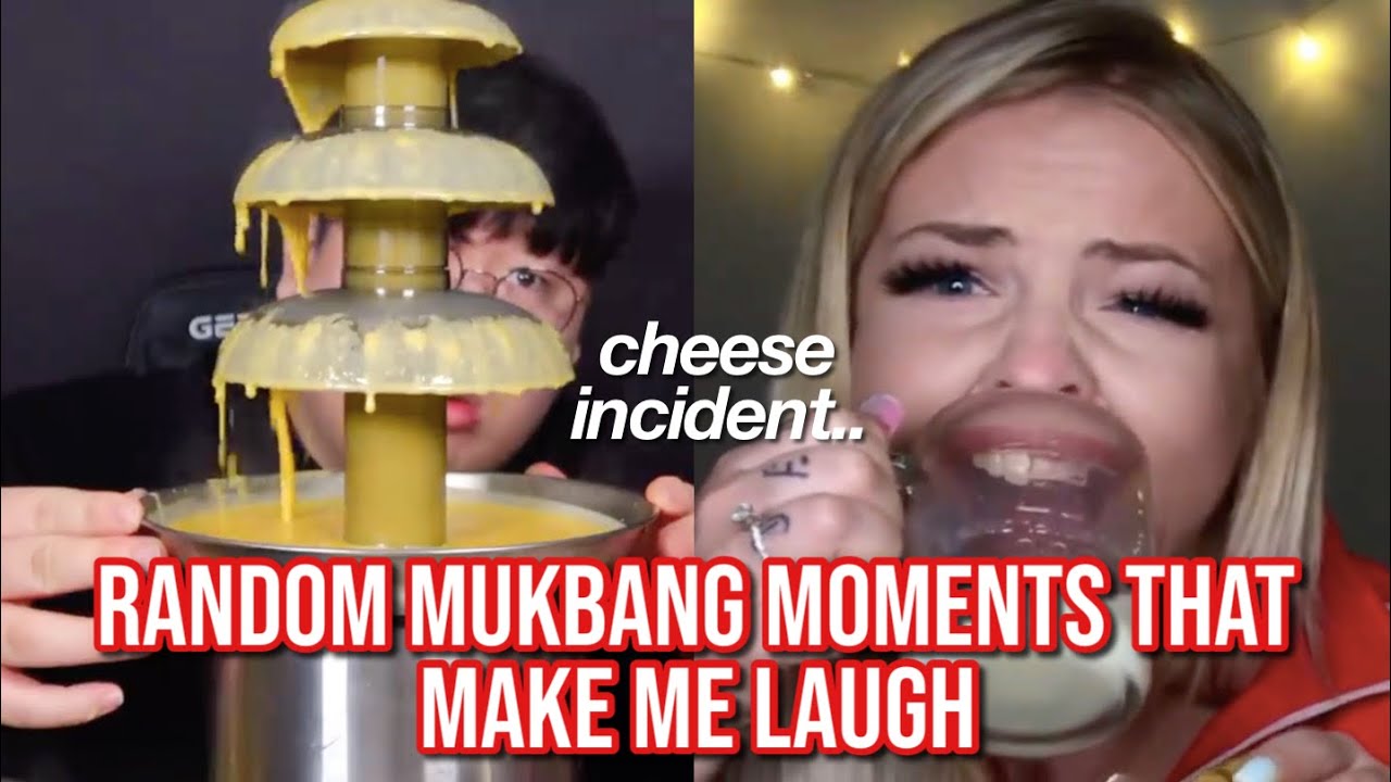 random mukbang moments that make me laugh