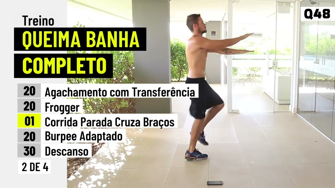👉 Exerc&iacute;cios para QUEIMAR GORDURA 🔥 [ COMPLETO ] | Grupo Q48