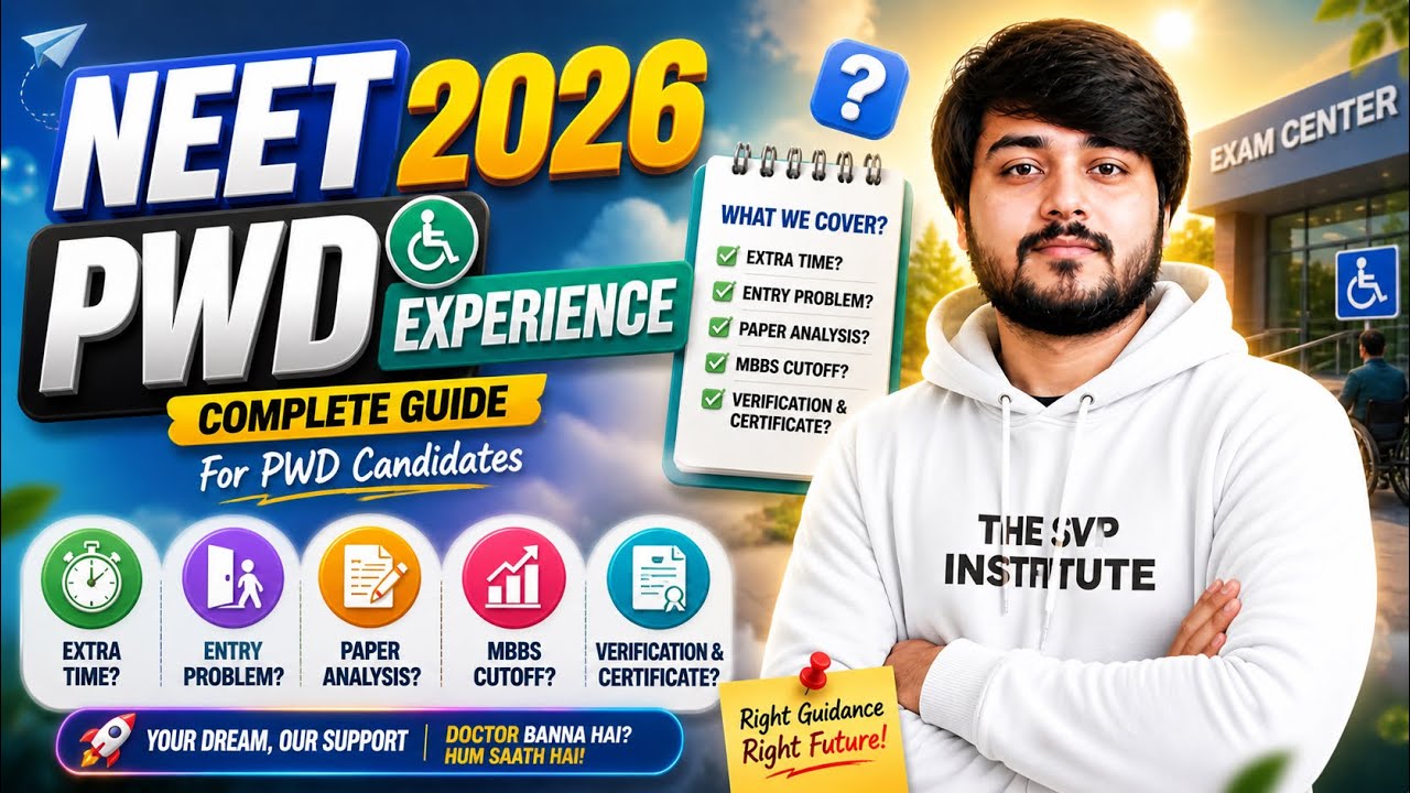 NEET 2026 PwD MBBS Cutoff 🔥 Complete Guide | Counselling, Certificate, Verification Exam Day #PwBD