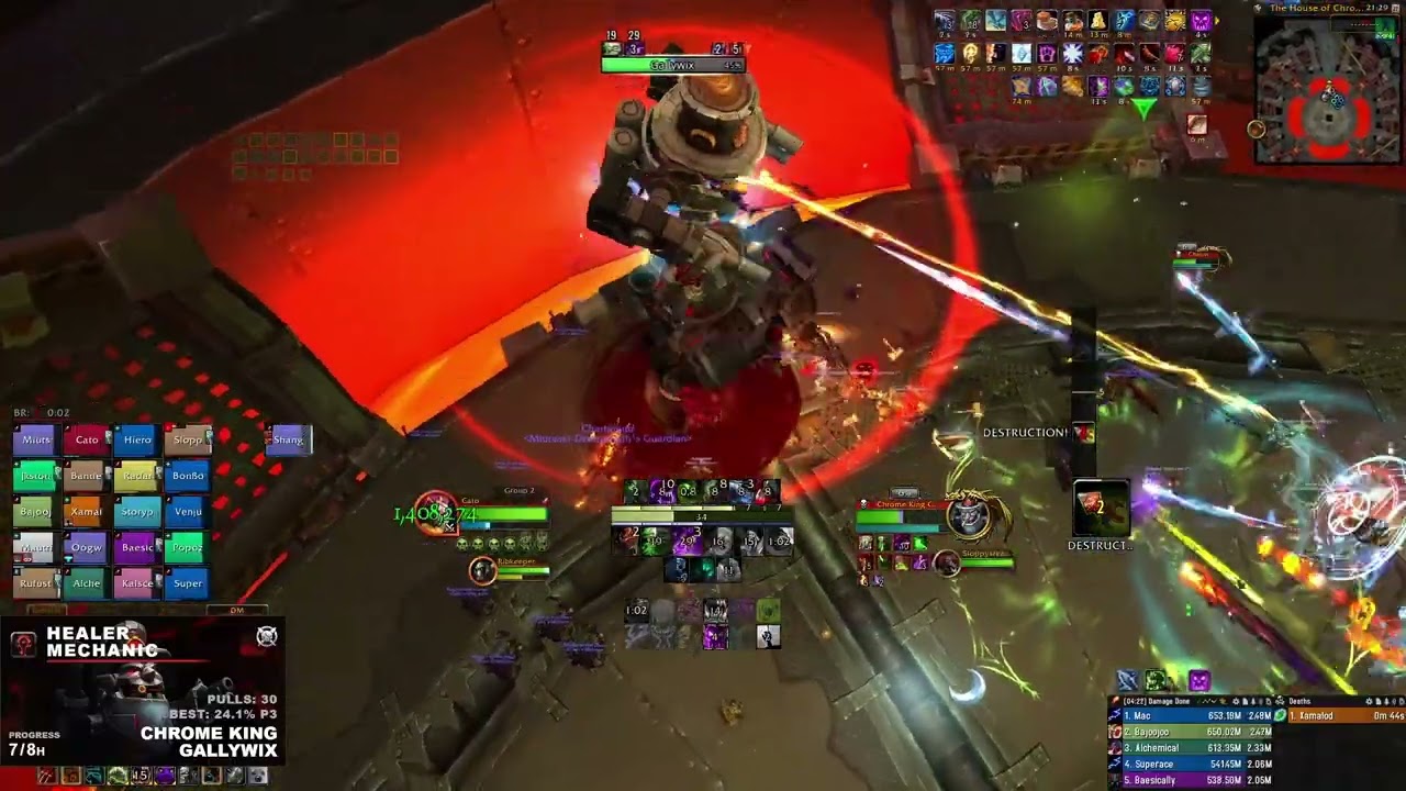 [Healer Mechanic] Heroic Gallywix Kill - Unholy PoV