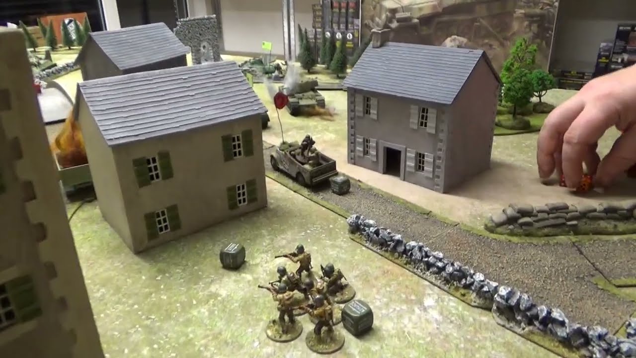 Bolt Action 3rd ed. Tournament Test Game US vs GER 1100pts