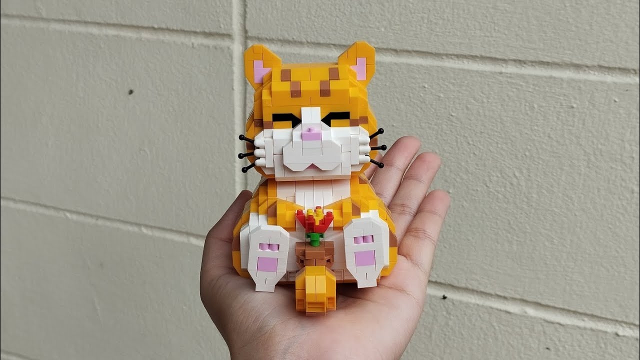 834 pcs Pets Garfield Building blocks
