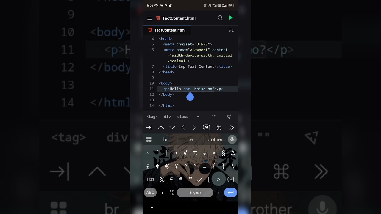 HTML Tags You Must Know 🚀 | Paragraph, BR, HR & Strong #webdevelopment #htmlcss #webdesign #shorts