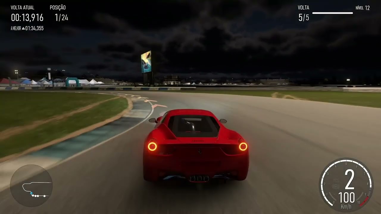 20 anos forza ferrari 458 em indianapolis(forza 4)