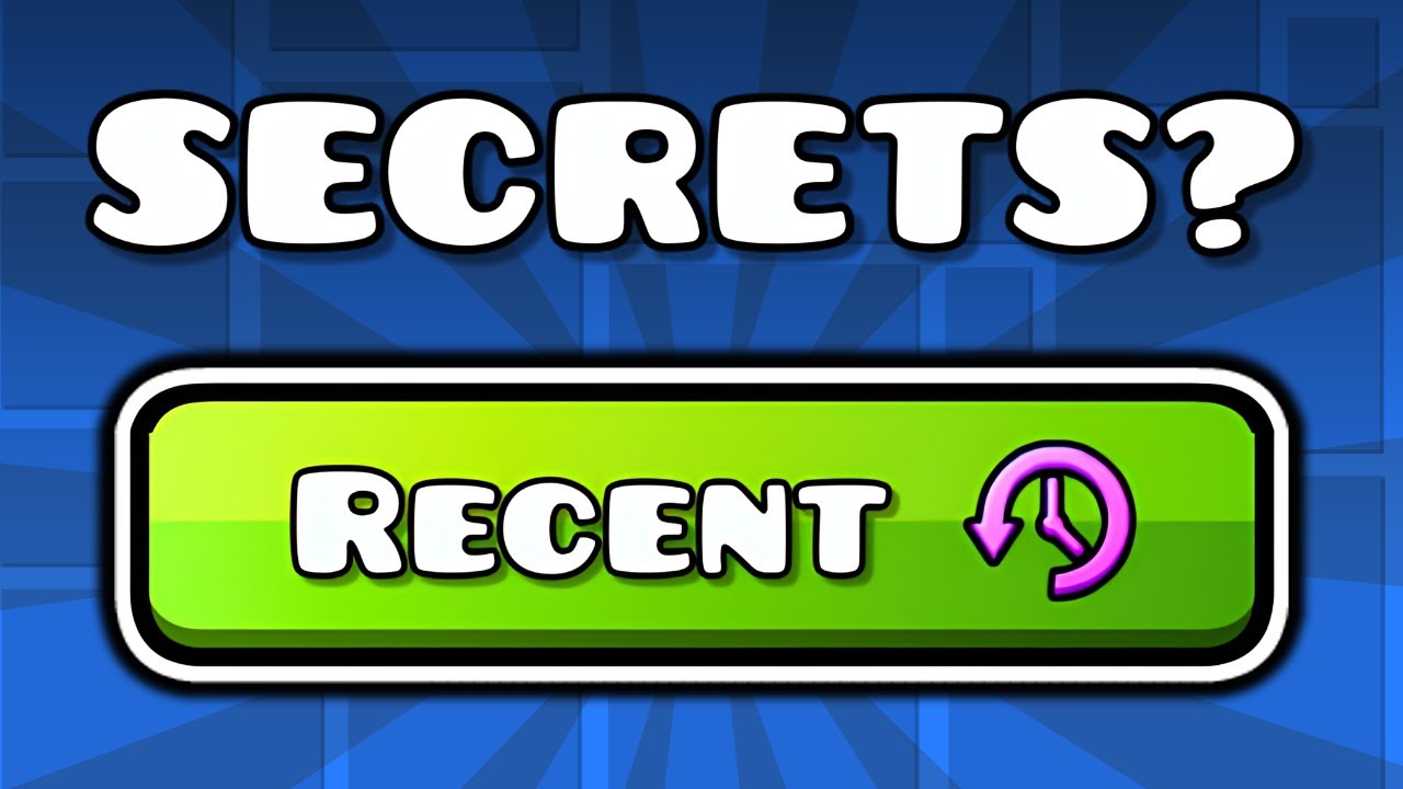 Dark Secrets Behind Geometry Dash's Recent Tab