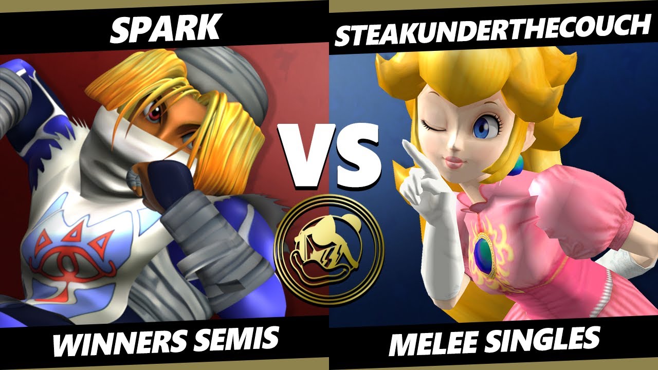 Daddy's Den Top 8 - Spark (Sheik) Vs. SteakUnderTheCouch (Peach) Smash Melee - SSBM