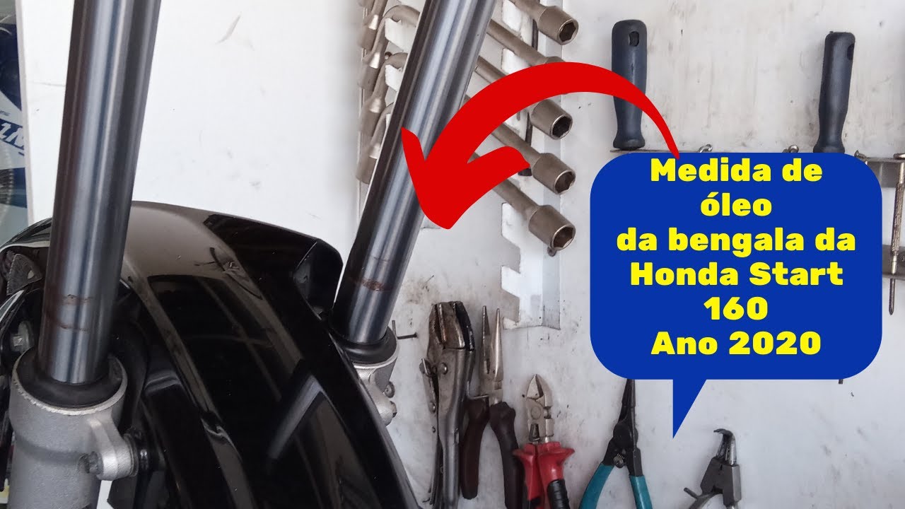 Nível de óleo Da Bengala Da Honda (Start 160) Ano 2020
