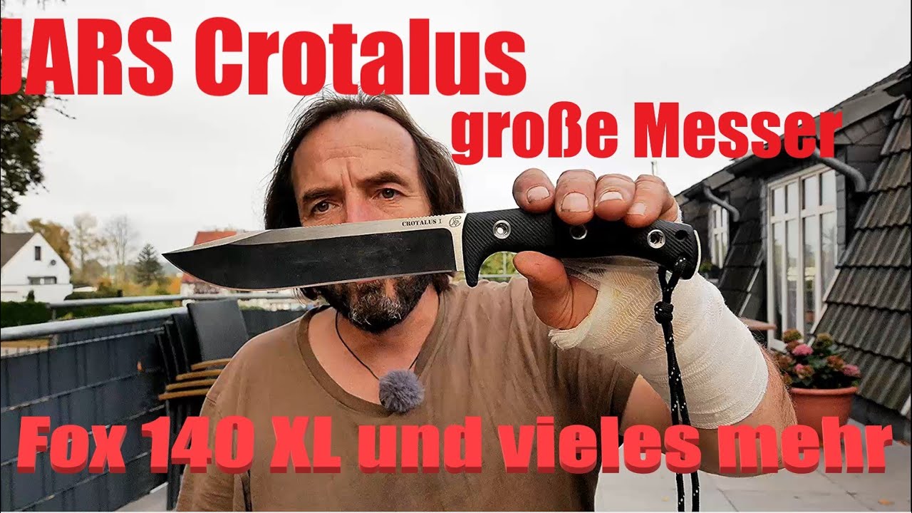 JARS Crotalus I Fox 140 XL I Gedanken zu großen Messer für Outdoor + Jagd I #untermesserung