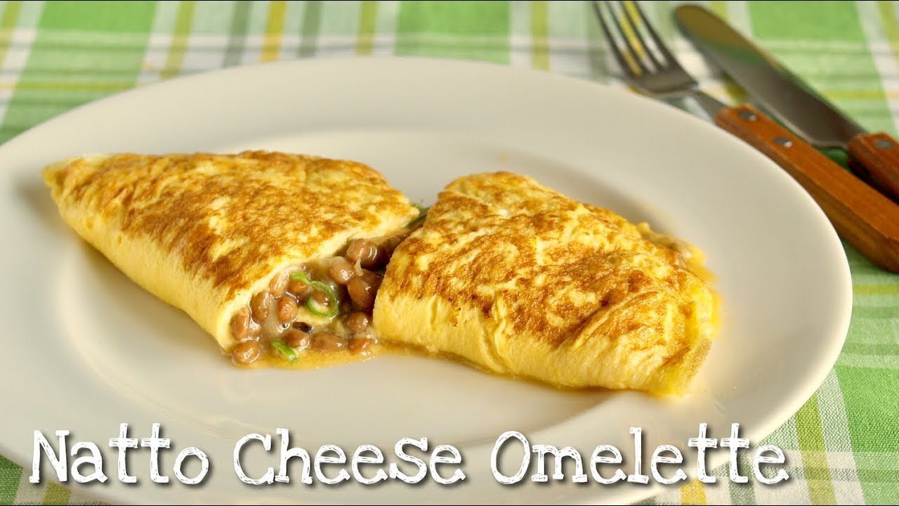 How to Make Natto Cheese Omelette (High Protein Keto Diet Recipe) | OCHIKERON | Create Eat Happy :)