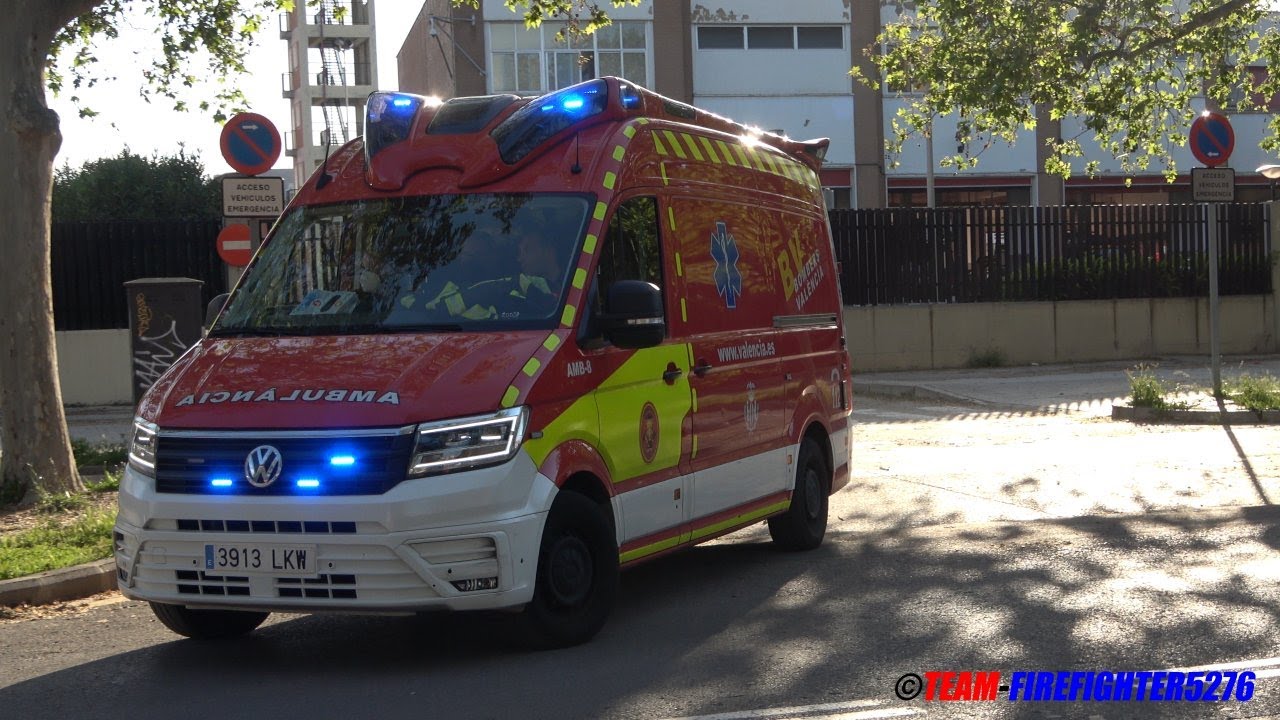 2x Ambulancia Bomberos Valencia Parc Central