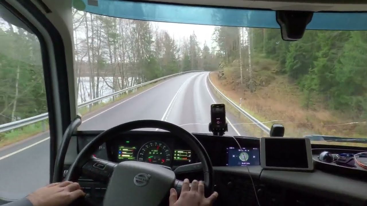 POV Truck Driving Volvo FH in Finland Vihti