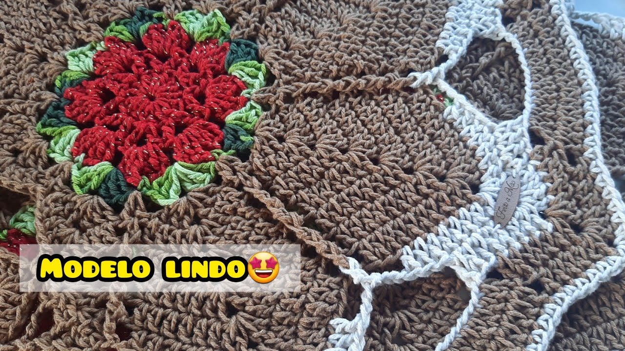 #vlogdecrochê PRIMEIRA VEZ FAZENDO ESSE MODELO E ME SURPREENDI COM O RESULTADO😱🤩 #tapetedebarbante